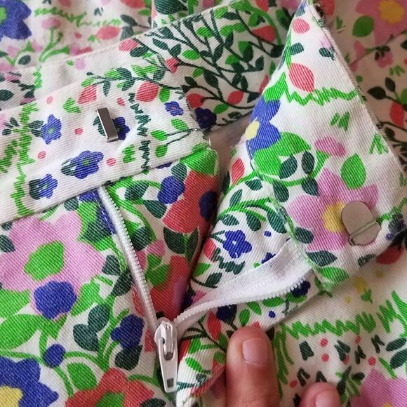 Topshop Floral Shorts Size 4 - Picture 7 of 8